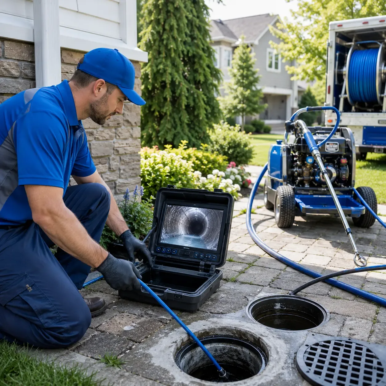 Outdoor drain cleaning professionals serving Rockland, WI