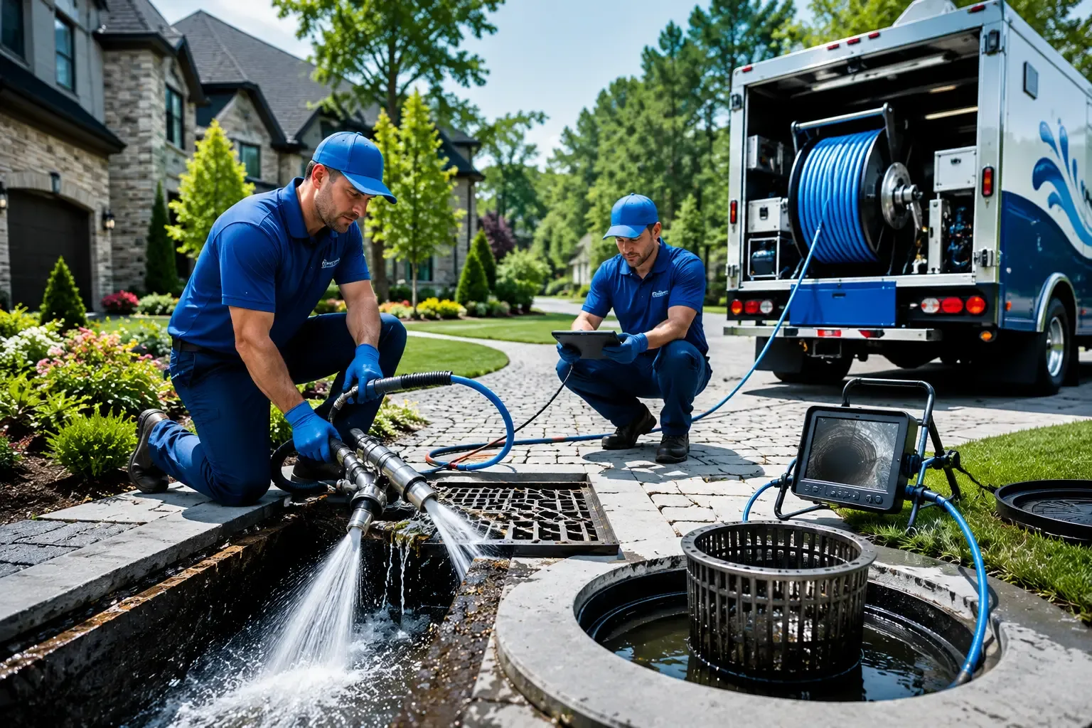 Local outdoor drain cleaning professionals in Rockland, WI